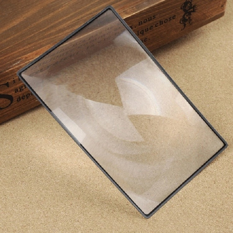 Tarjeta de lectura delgada Lupa 3x Lupa para tarjetas de visita, 120×180mm