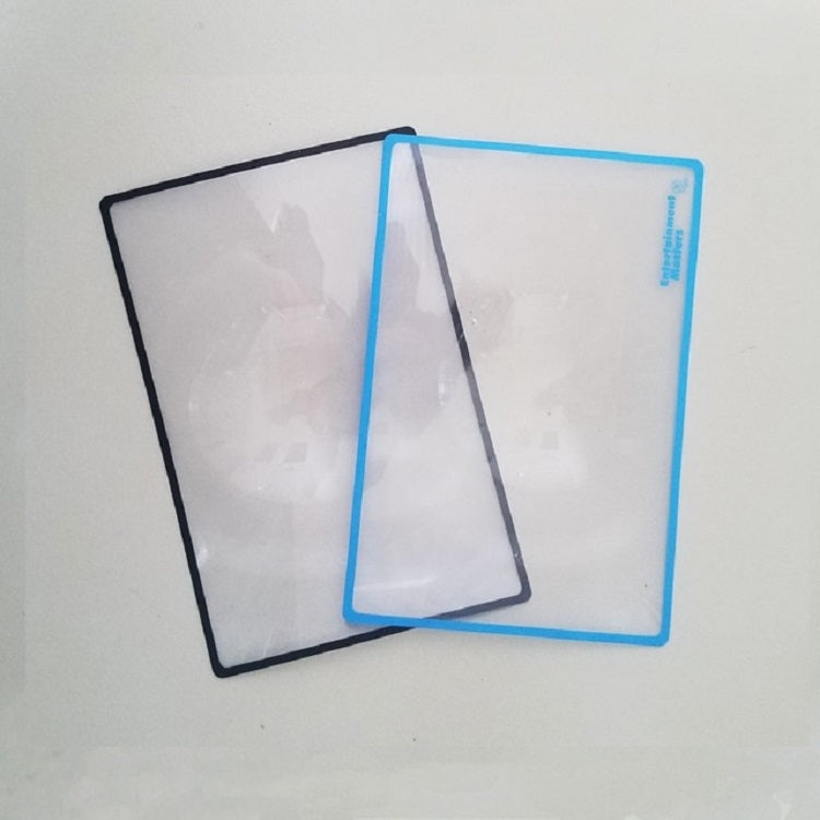 Tarjeta de lectura delgada Lupa 3x Lupa para tarjetas de visita, 120×180mm