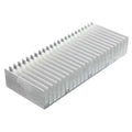 Enfriamiento del disipador de calor de aluminio para memoria de potencia de transistor LED IC de chip, tamaño: 150x60x25 mm
