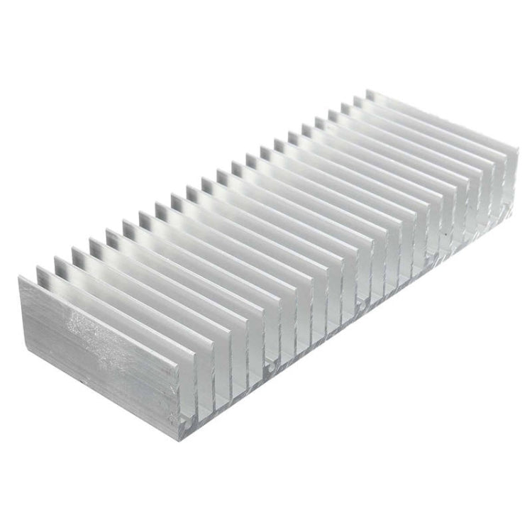 Enfriamiento del disipador de calor de aluminio para memoria de potencia de transistor LED IC de chip, tamaño: 150x60x25 mm