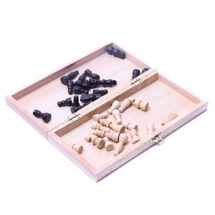 Juego de mesa de ajedrez plegable de madera, Wooden Chess Board Game