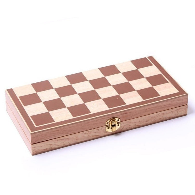 Juego de mesa de ajedrez plegable de madera, Wooden Chess Board Game