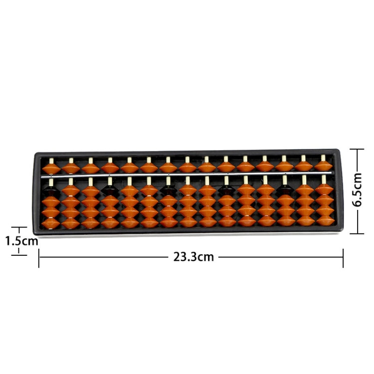 Ábaco de plástico, herramienta aritmética de 15 dígitos, ayuda para aprender matemáticas, juguetes de cálculo, regalos para niños, 15 Digits Arithmetic Tool Math Abacus