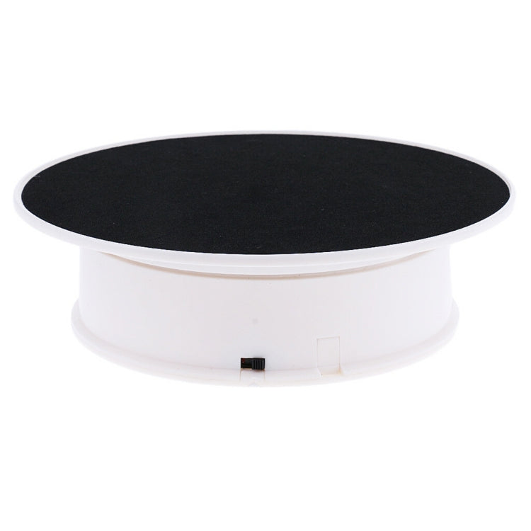 Placa giratoria de exhibición eléctrica de 20cm y 360 grados, soporte para fotografía, carga máxima de 1,5 kg, accesorios para Grabación de Vídeo, 20cm/Powered by Battery(W+B), 20cm/Powered by Battery(B), 20cm/Powered by Battery(W)