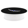 Plato giratorio eléctrico de 30 cm y 360 grados, soporte de exhibición, accesorios para grabación de vídeo, plato giratorio para fotografía, carga 4 kg, enchufe de EE. UU. (blanco + negro), 30cm (W+B), 30cm (B)
