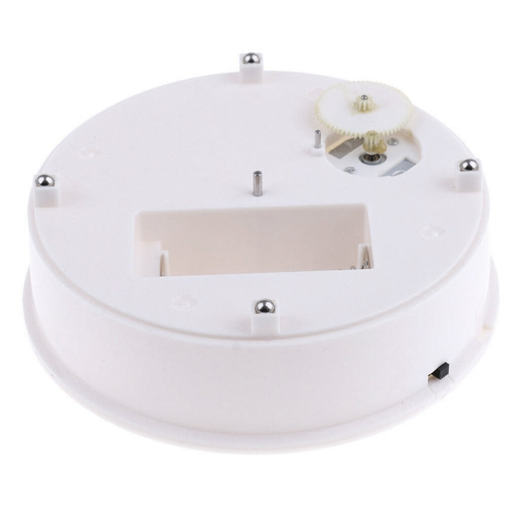 Plato giratorio eléctrico de 30 cm y 360 grados, soporte de exhibición, accesorios para grabación de vídeo, plato giratorio para fotografía, carga 4 kg, enchufe de EE. UU. (blanco + negro), 30cm (W+B), 30cm (B)
