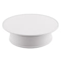 Plato giratorio eléctrico de 30 cm y 360 grados, soporte de exhibición, accesorios para grabación de vídeo, plato giratorio para fotografía, carga 4 kg, enchufe de EE. UU. (blanco), 30cm(W)