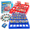Juego de razonamiento lógico para niños, tablero de adivinanzas, juego de rompecabezas para niños, juguete de fiesta, Red Blue