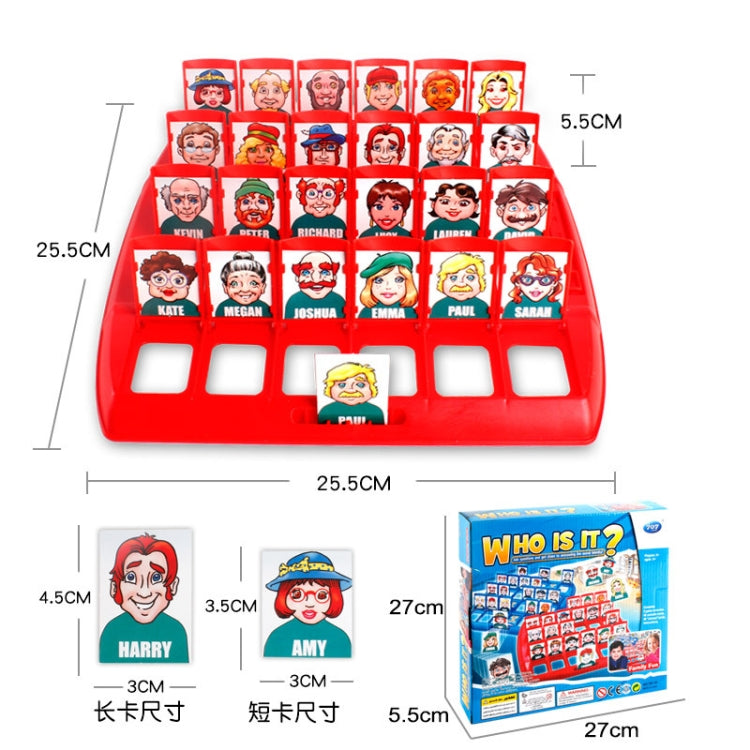 Juego de razonamiento lógico para niños, tablero de adivinanzas, juego de rompecabezas para niños, juguete de fiesta, Red Blue