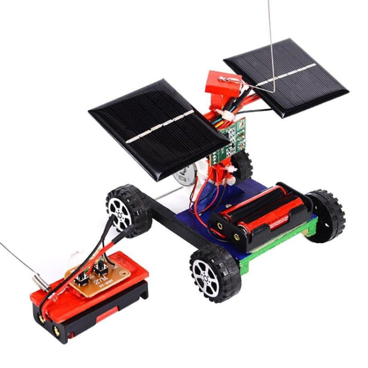 DIY Mini coche de madera Control remoto inalámbrico modelo de vehículo juguetes para niños, DIY Mini Wooden Car