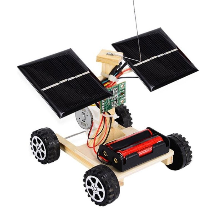 DIY Mini coche de madera Control remoto inalámbrico modelo de vehículo juguetes para niños, DIY Mini Wooden Car