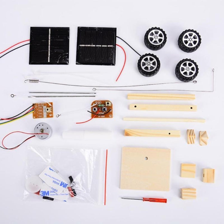 DIY Mini coche de madera Control remoto inalámbrico modelo de vehículo juguetes para niños, DIY Mini Wooden Car