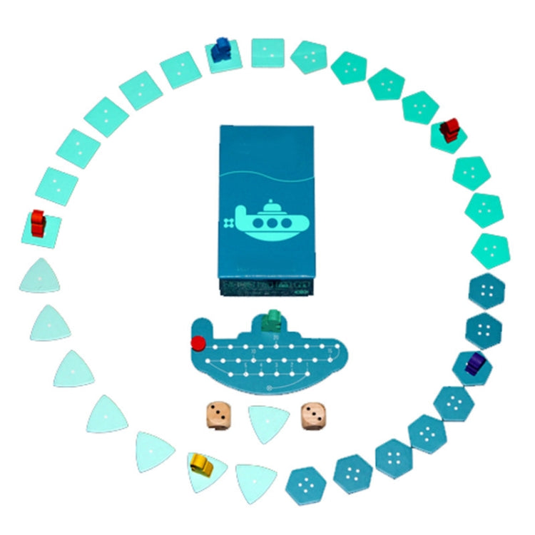 Juego divertido para niños Juego de mesa de aventuras en aguas profundas, Deep Sea Adventure Board