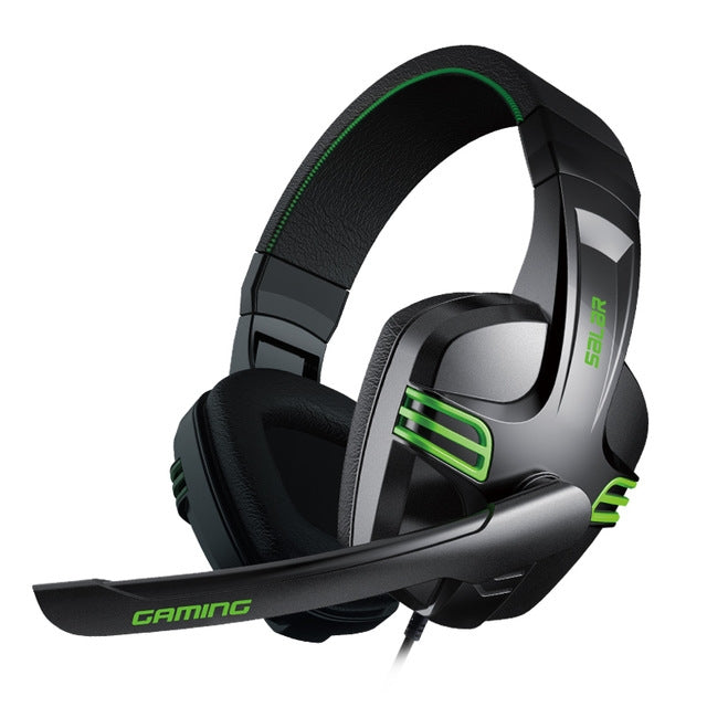 Salar KX101 Auriculares con cable de 3,5 mm Auriculares para juegos PC Gamer Auriculares estéreo con micrófono para computadora