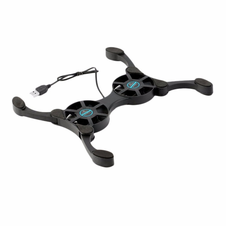 Puerto USB Mini Octopus Ventilador para computadora portátil Almohadilla enfriadora plegable