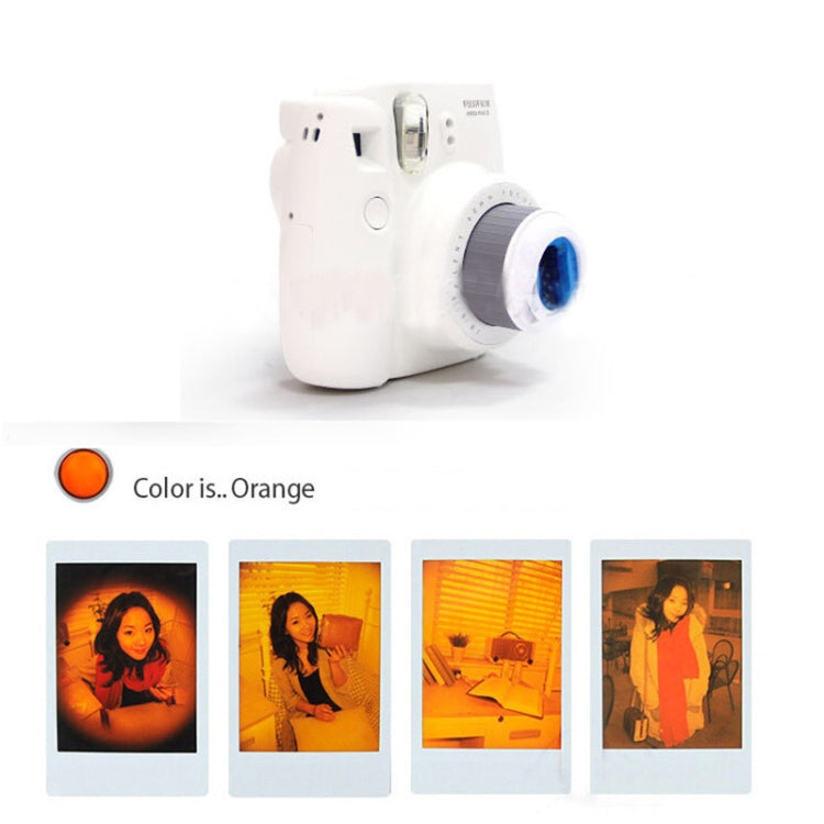 Filtro de lente de color de primer plano para videocámara colorida, para cámaras de película instantánea Polaroid Fujifilm Instax Mini 9 8 8 7S KT, For FUJIFILM Instax Mini 9