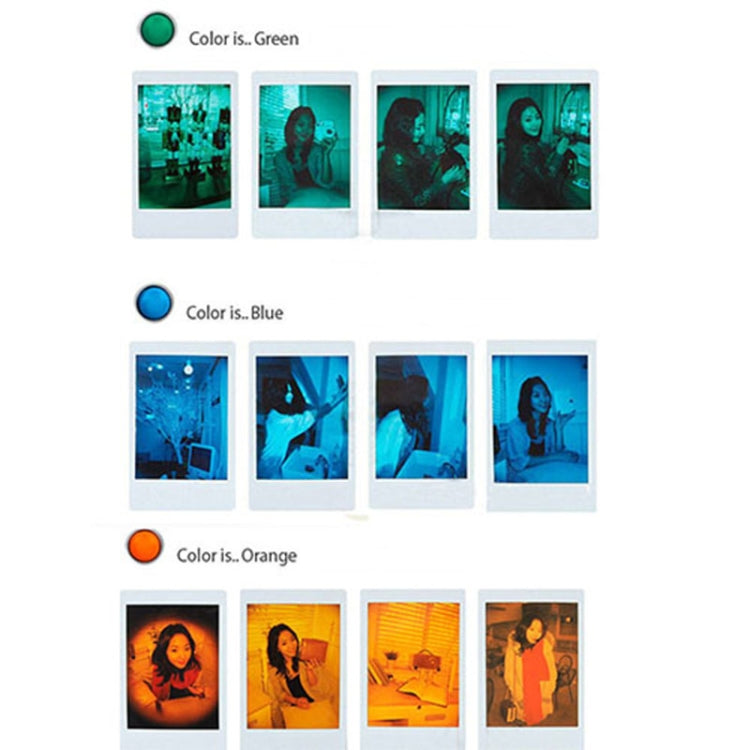 Filtro de lente de color de primer plano para videocámara colorida, para cámaras de película instantánea Polaroid Fujifilm Instax Mini 9 8 8 7S KT, For FUJIFILM Instax Mini 9