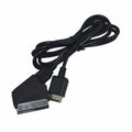 1,8 m para Sony PS2/PS3 RGB SCART Cable TV AV Cable de conexión de repuesto para consolas PAL/NTSC, For PS2 / PS3