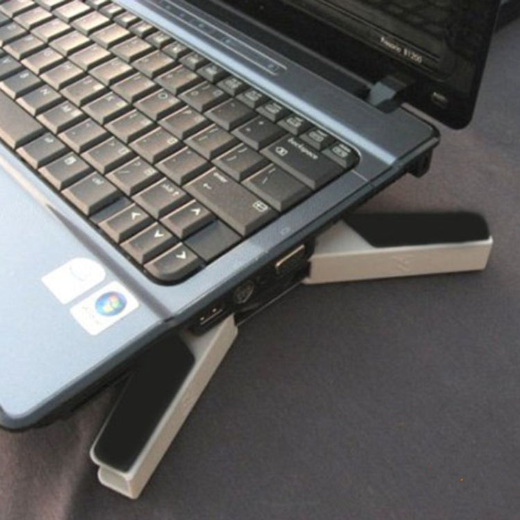 Almohadilla de enfriamiento plegable para radiador de computadora portátil de 2 piezas