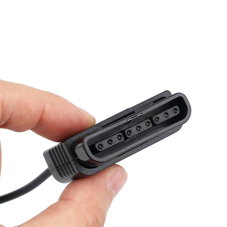 Kebidu USB GamePad juegos controlador convertidor sin controlador para Sony PS1 PS2 Cable adaptador más nuevo PS3 PS2, For PS1 / PS2