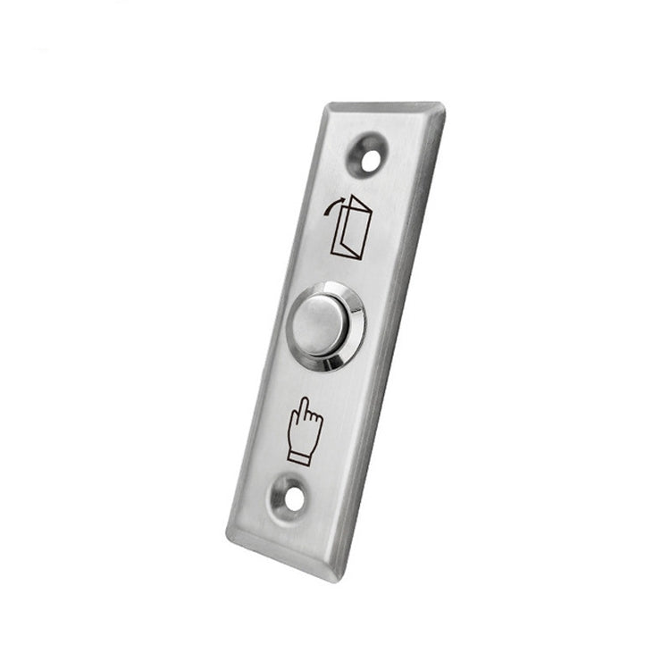 Botón de apagado del sistema de Control de acceso electrónico de reinicio automático de tira estrecha de acero inoxidable S28