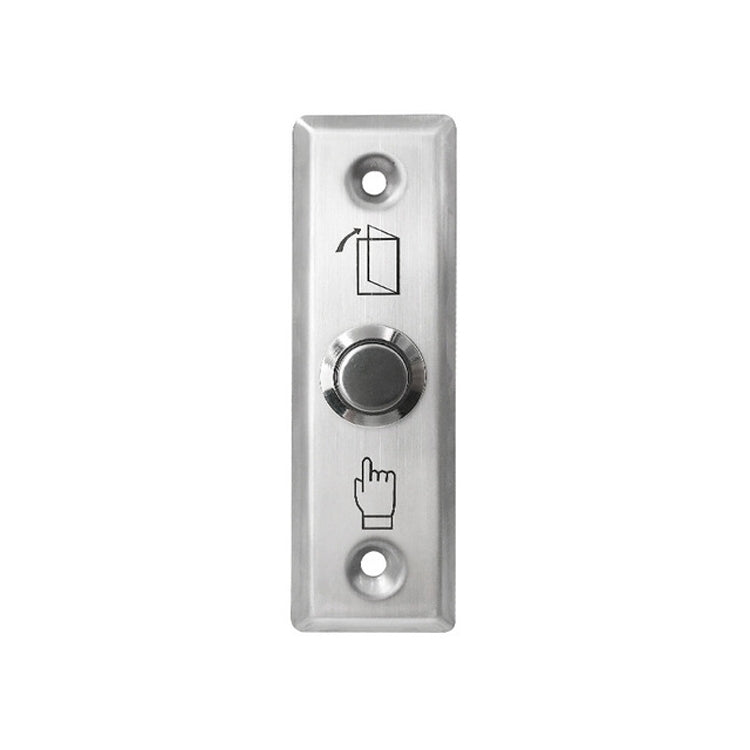 Botón de apagado del sistema de Control de acceso electrónico de reinicio automático de tira estrecha de acero inoxidable S28