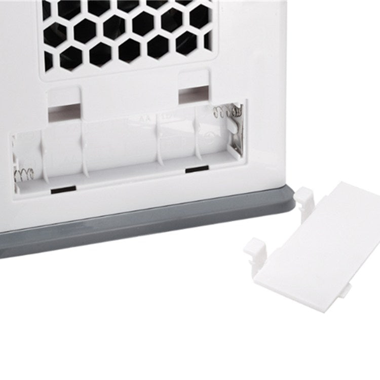 Enfriador de aire de escritorio, minienfriador de aire con batería enchufable, aire acondicionado de doble uso, pantalla Digital inteligente