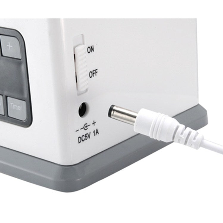 Enfriador de aire de escritorio, minienfriador de aire con batería enchufable, aire acondicionado de doble uso, pantalla Digital inteligente