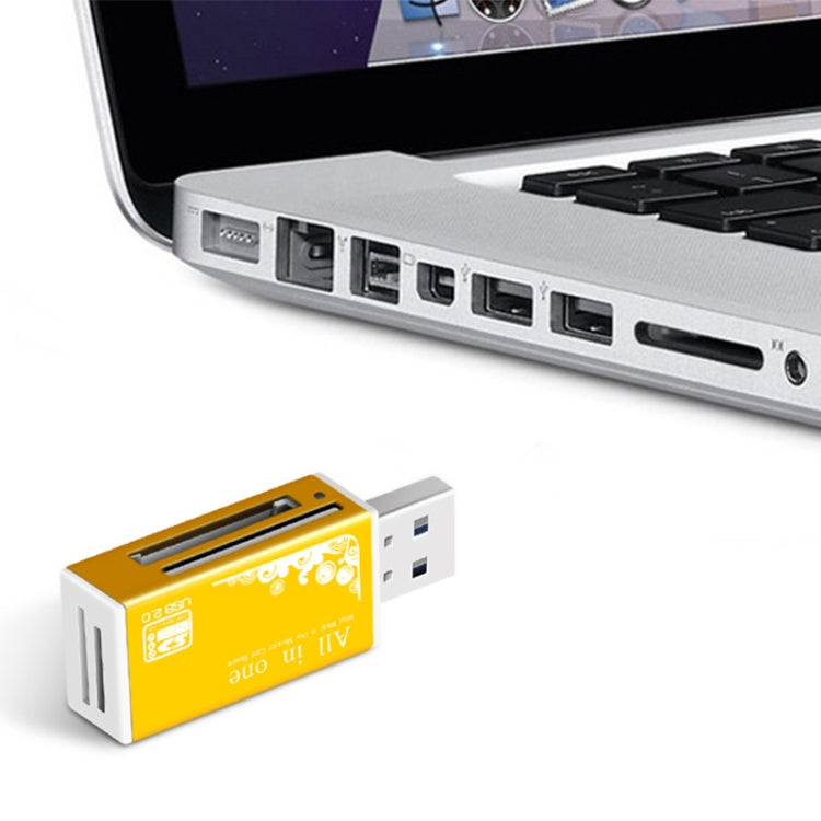 Lector de tarjetas SD de memoria multien 1 para Memory Stick Pro Duo Micro SD,TF,M2,MMC,SDHC MS Card