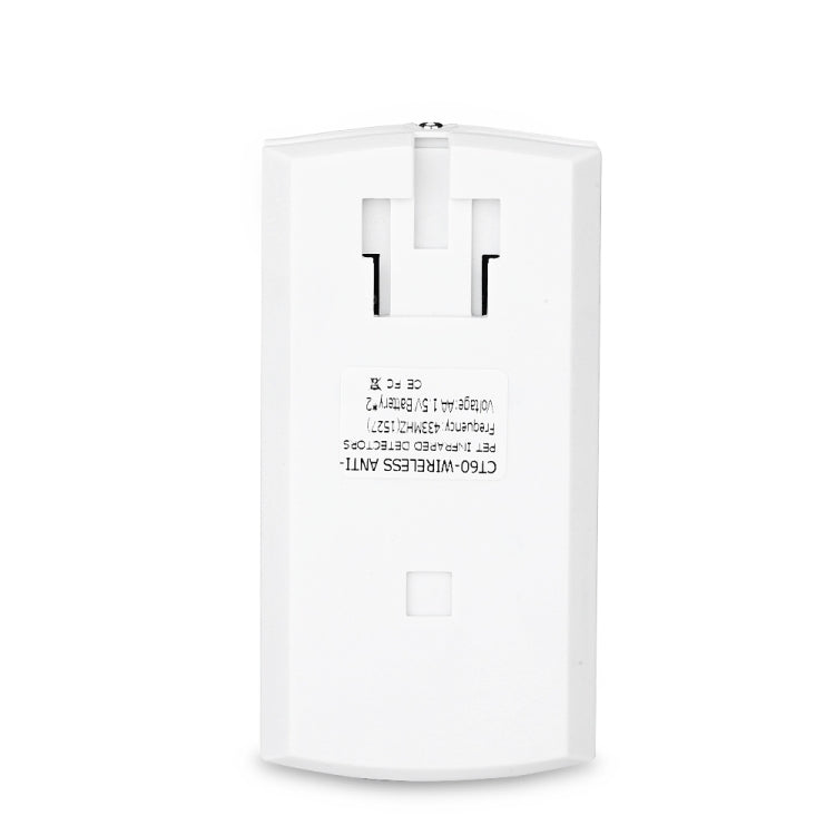 Detector infrarrojo inalámbrico CT60 PIR2, Sensor de movimiento del cuerpo humano montado en la pared para alarma de seguridad para el hogar, control remoto inteligente