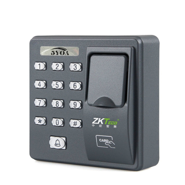 ZKTeco X6 Huella digital Tiempo de asistencia Contraseña todo en uno Control de acceso por deslizamiento Máquina de tiempo de asistencia Sistema inteligente de control de acceso a la oficina