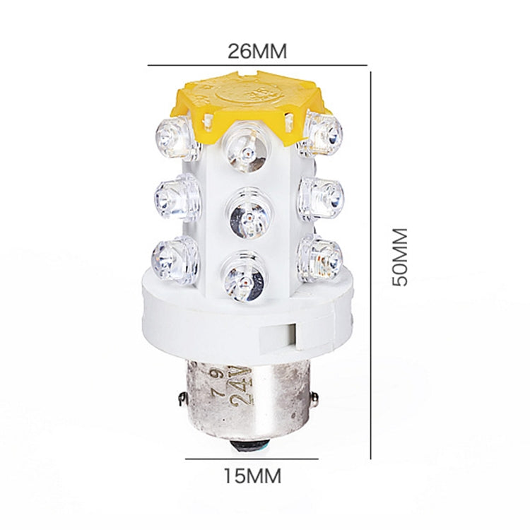 B15 15 LED Luz de advertencia LED de bombilla pequeña, entrega de color aleatorio, 12V, 24V, 220V