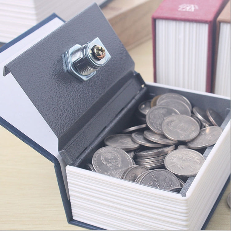 Mini diccionario caja de seguridad libro cerradura de seguridad secreta dinero en efectivo almacenamiento de monedas joyería casillero de llaves