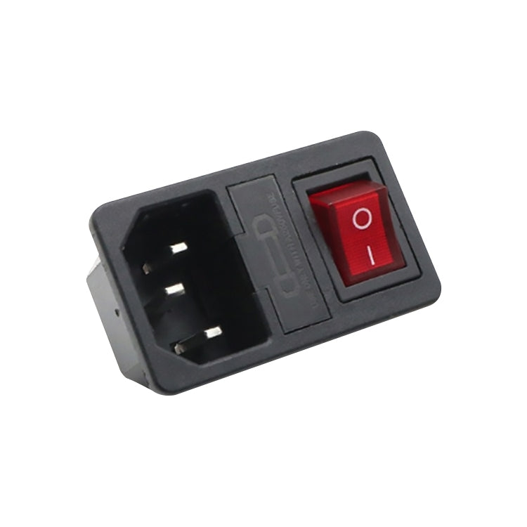 10 PCS AC-01 Toma de corriente de tres pines con interruptor de seguridad, 10 PCS AC-01