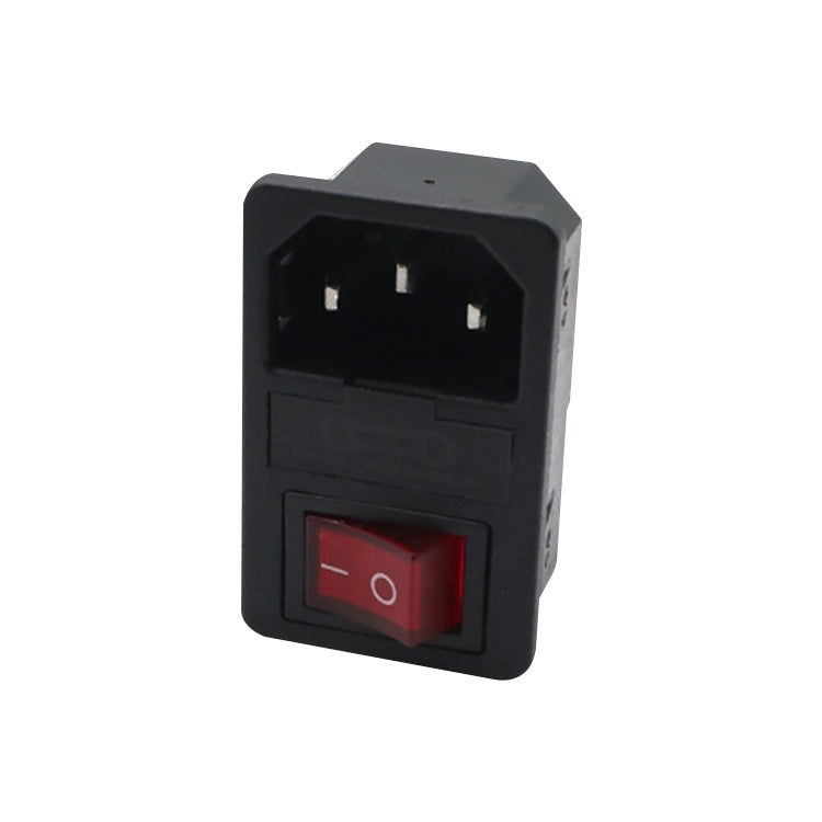 10 PCS AC-01 Toma de corriente de tres pines con interruptor de seguridad, 10 PCS AC-01