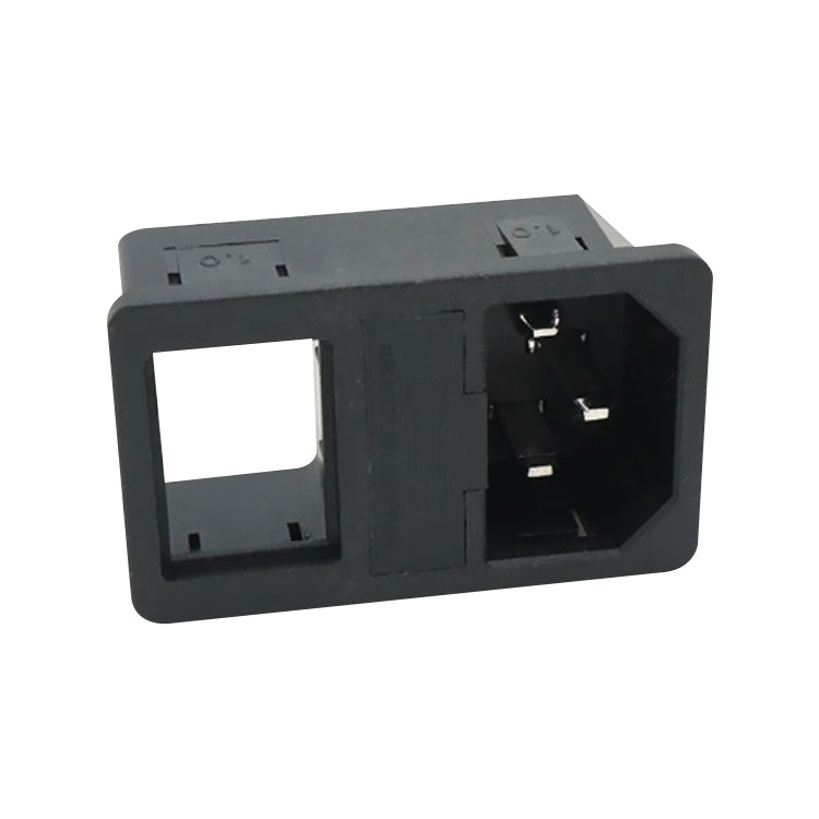 10 PCS AC-01 Toma de corriente de tres pines con interruptor de seguridad, 10 PCS AC-01