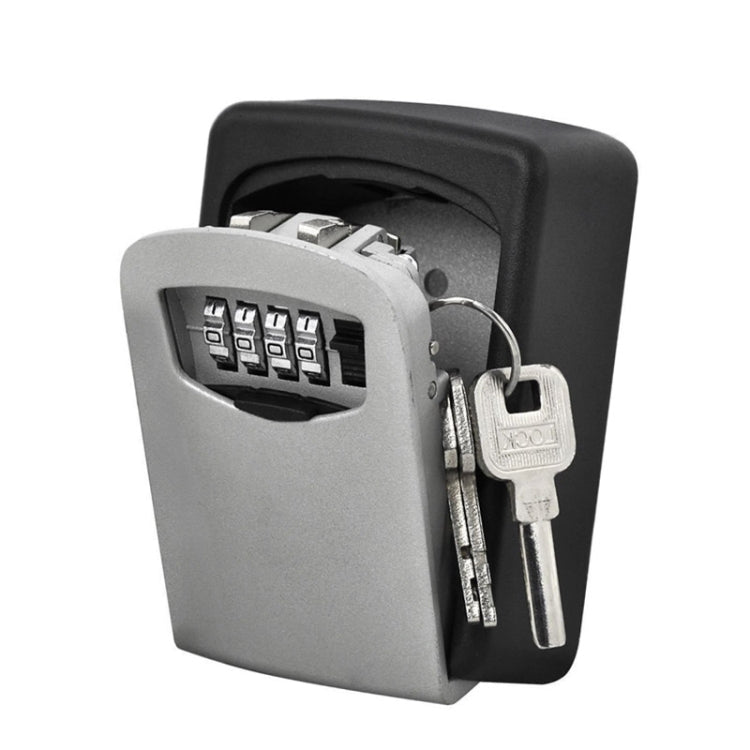 Caja de seguridad con llave montada en la pared, caja de seguridad con contraseña para el hogar