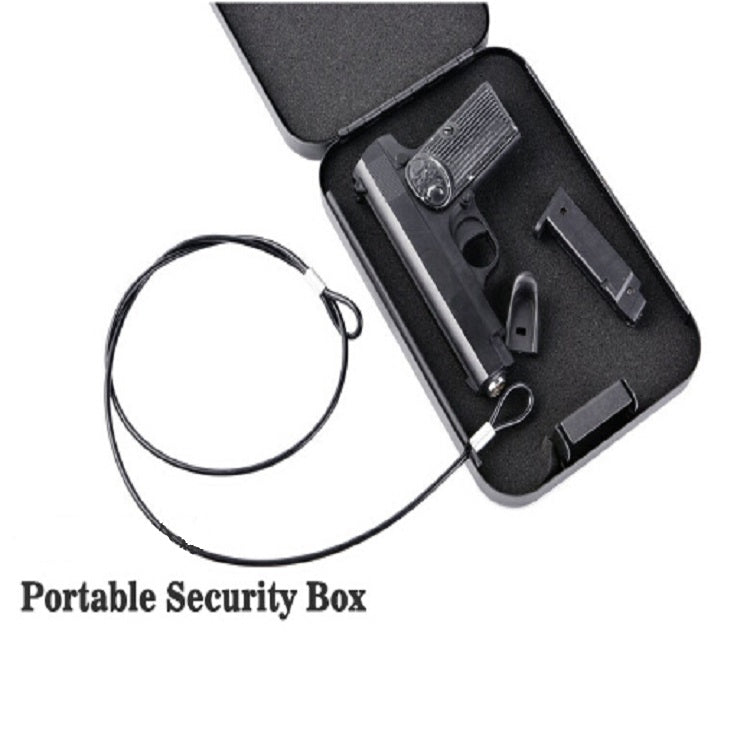 Mini caja de seguridad portátil con contraseña para coche