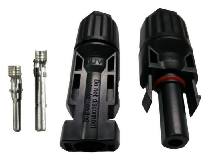 Conector MC4 macho hembra 30A 1000V Serie de ramas de panel solar