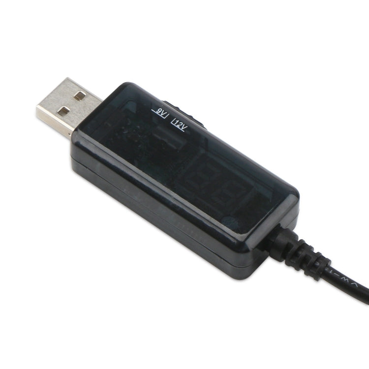 Cable USB Boost de 5V, convertidor de voltaje ajustable de 9V, 12V, transformador de voltios elevador de 1A, regulador de potencia CC con interruptor, 5V Step Up to 9V 12V