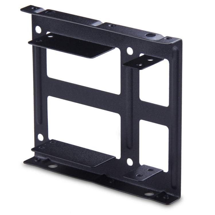 Soporte adaptador de Kit de montaje de Metal SSD HDD externo de 2,5 pulgadas a 3,5 pulgadas con cables y tornillos de alimentación de datos SATA