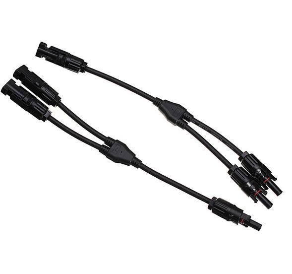 1 par de conectores adaptadores MC4 de rama Y M/M/F y F/F/M para Cable de paneles solares