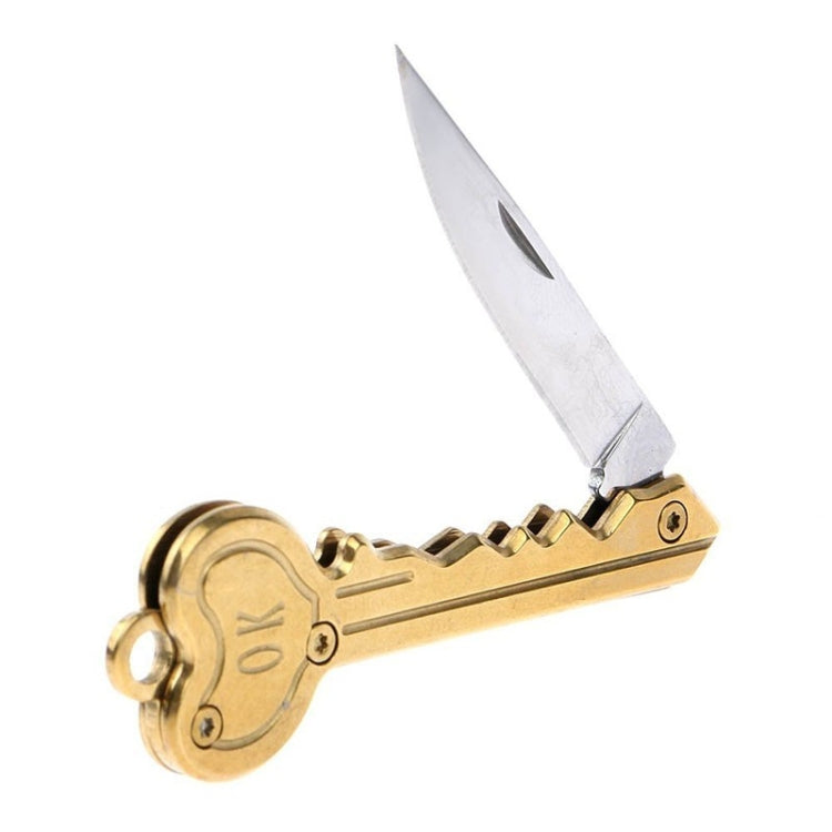 Mini llave cuchillo táctico campamento al aire libre llavero plegable autodefensa seguridad Multi herramienta