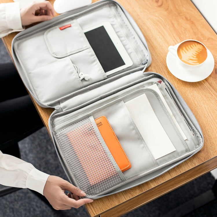 Bolsas multifuncionales para documentos A4, bolsa de almacenamiento de tela Oxford impermeable portátil para cuadernos, tamaño: 33cm*24*3,5cm