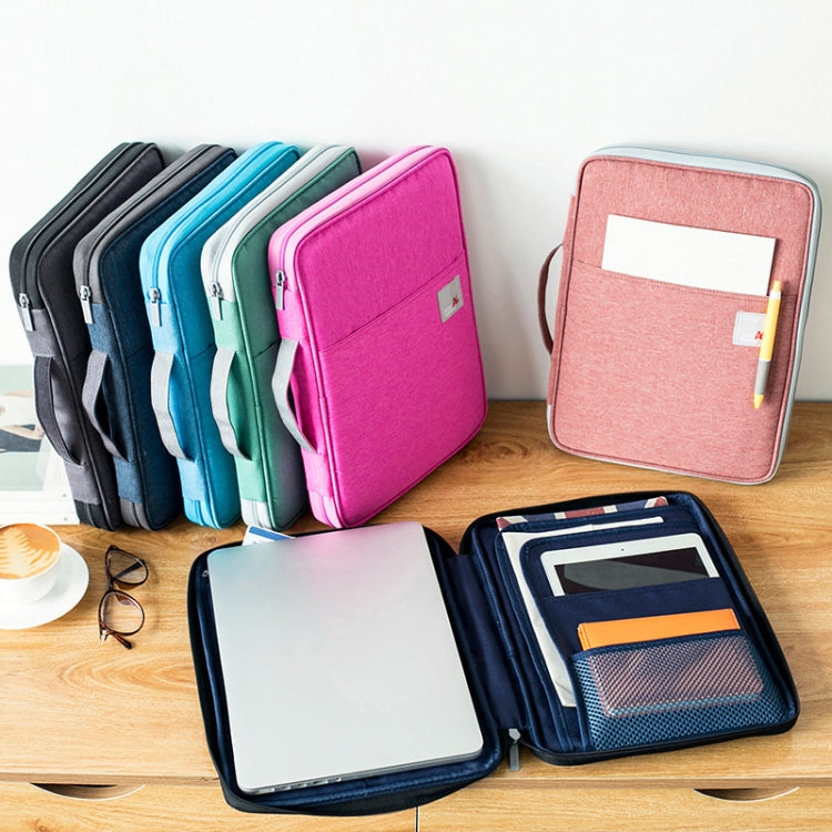 Bolsas multifuncionales para documentos A4, bolsa de almacenamiento de tela Oxford impermeable portátil para cuadernos, tamaño: 33cm*24*3,5cm