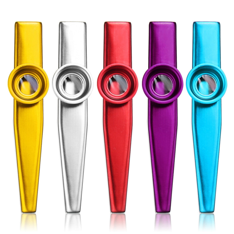 Instrumento de acompañamiento para niños Kazoo de metal de 10 piezas