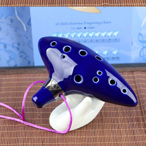 Ocarina Alto C de 12 hoyos para principiantes, 12-holes Ocarina