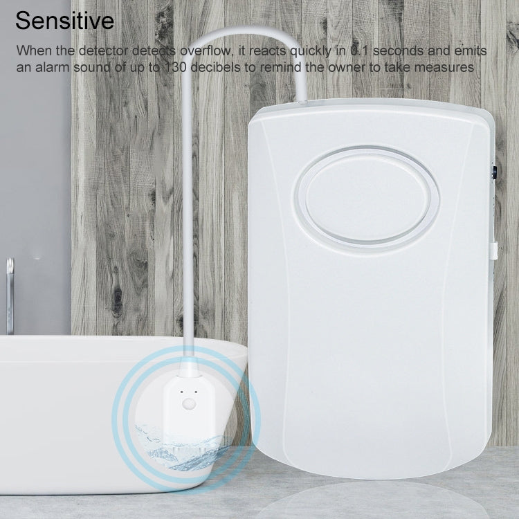 Detector de alarma de fugas de agua de 130dB, detección de Sensor, alerta de inundación, sistema de alarma de seguridad para el hogar, Flood Alert