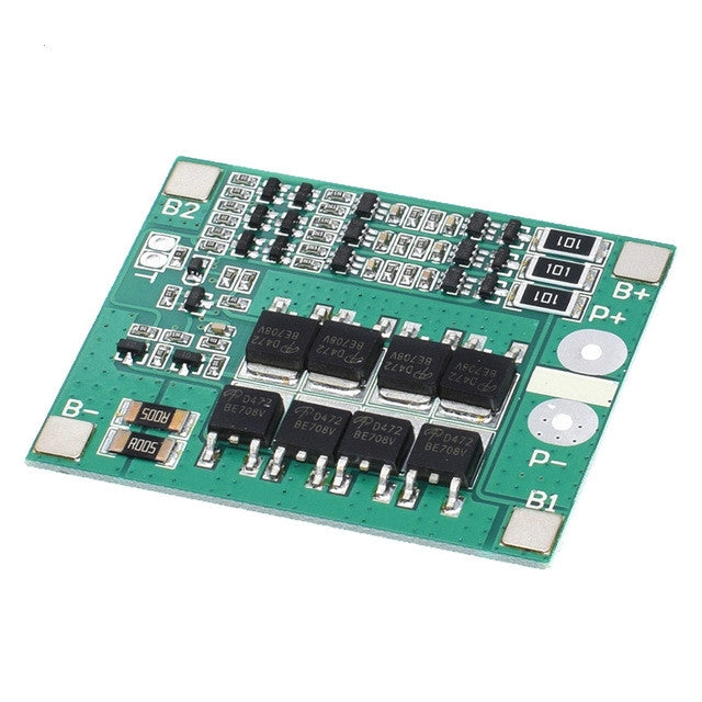 Tablero de protección contra sobrecarga de sobrecorriente 25A 11.1V-12.6V con ecualización para batería de litio 18650, 3 S 12V 25A