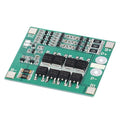 Tablero de protección contra sobrecarga de sobrecorriente 25A 11.1V-12.6V con ecualización para batería de litio 18650, 3 S 12V 25A